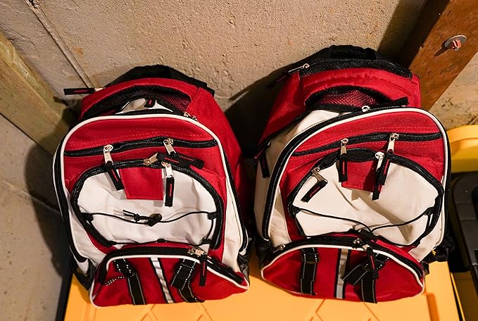 Blue Seventy-Two - Pro Series - Red Deluxe 72 Hour Emergency Backpack Survival Kit for 1 Person | Survival Kit for Wildfires, Earthquake, Tornado, Hurricane, and Other Emergencies