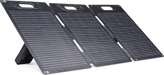 Generac 100-Watt Solar Panel - Efficient Solar Charging for GB Power Station - Lightweight and Portable - Waterproof and Dustproof - Parallel Capable for Increased Charging Power - Orange/Black