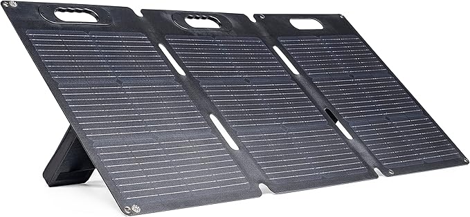Generac 100-Watt Solar Panel - Efficient Solar Charging for GB Power Station - Lightweight and Portable - Waterproof and Dustproof - Parallel Capable for Increased Charging Power - Orange/Black