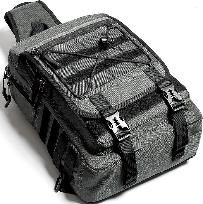 NICGID Tactical Military Backpack Daypack Molle Army Assault Pack Bug Out Bag Travel Fishing Hiking Trekking Rucksack