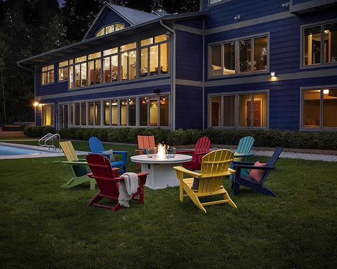 POLYWOOD® Palm Coast Folding Adirondack in Teak