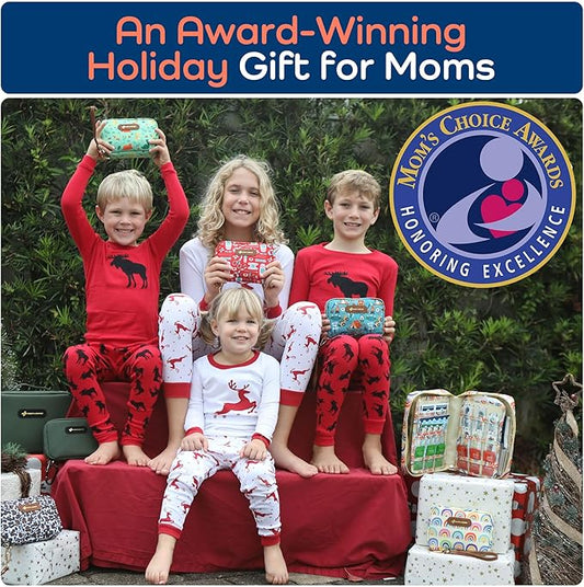 KeepGoing Large Home First Aid Kit for Kids – 270 Pc. for Car, Home, Dorm, & Boat with Latex-Free Bandages – 10 x 7 x 3.5 in. Travel First Aid Kit (Sunny Rainbow)