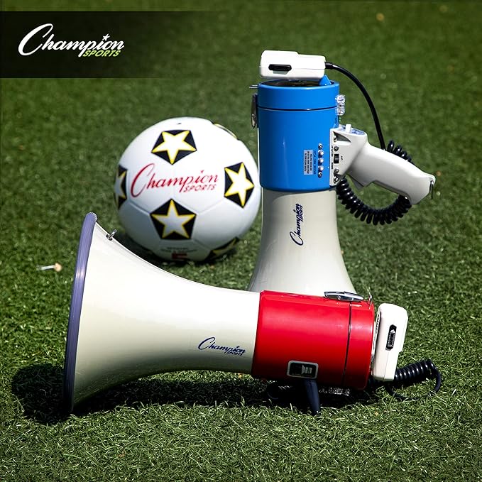 Champion Sports Megaphone - Multiple Power Ranges and Features