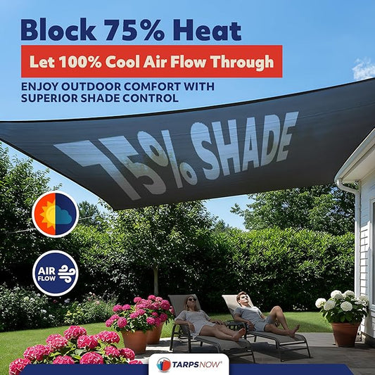 Heavy Duty Ceiling Leak Diverter Tarp with Drain Flange - Roof Water Diverter for Emergency Leaks - Water Leak Catcher with D-Rings - Effective Water Diverter - 7' x 7'