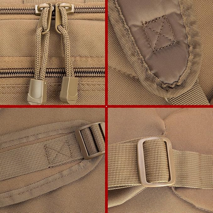 HYKING Large Tactical Expandable Backpack 39L-64L Military Bug Out Bag With Waist Strap
