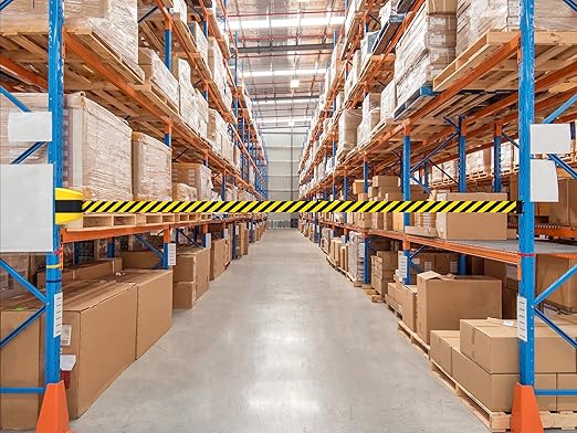 Crowd Control Warehouse - CCW Series WMB-230 Fixed Wall Mount Retractable Belt Barrier - 30 Foot, Caution Do Not Enter Belt with Yellow ABS Case