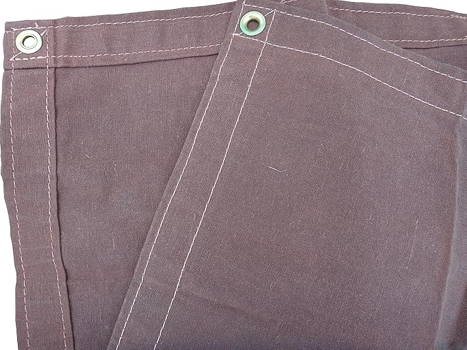 10 Ft. x 12 Ft. Brown 10 Oz. Canvas Tarp