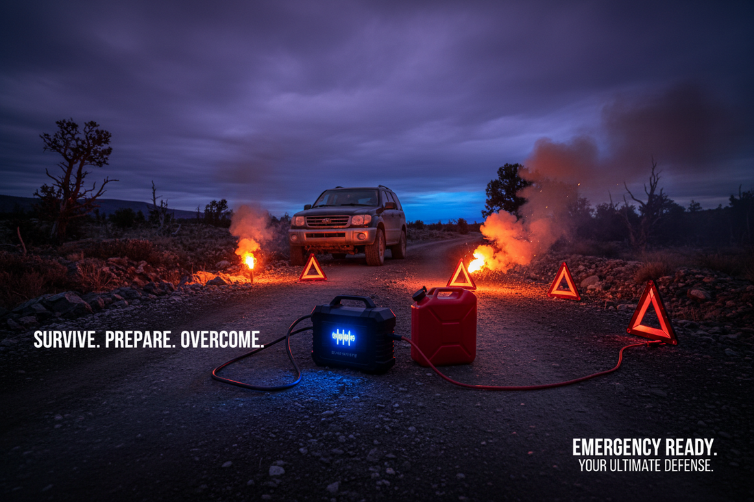 Rapid Response Mobility and Hazard Control: Emergency Jump Starters, Fuel Systems, and Safety Signaling for Critical Situations