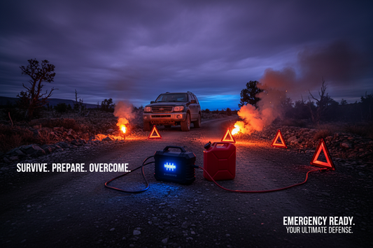 Rapid Response Mobility and Hazard Control: Emergency Jump Starters, Fuel Systems, and Safety Signaling for Critical Situations