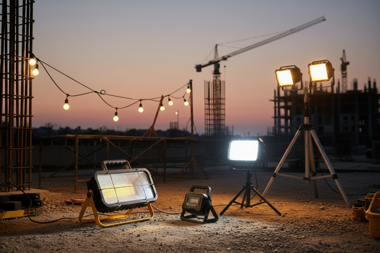 Outdoor Job Site Lighting