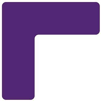 5S Location Marking Corner- (Various Sizes Available) Durable L Shaped Floor Marker by Graphical Warehouse- Vibrant Colors, Rounded Corners (6x6x2" (15 Pack), Purple)