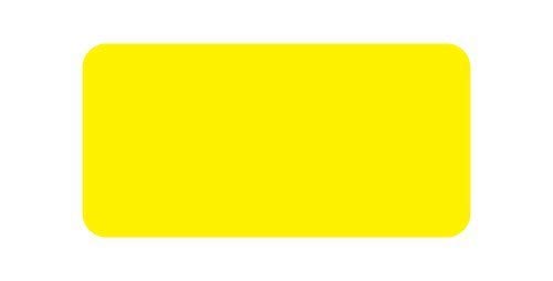 5S Location Marking Dash (Various Sizes Available) Durable Dash Shaped Floor Marker by Graphical Warehouse- Vibrant Colors, Rounded Corners (12x2" (25 Pack), Yellow)
