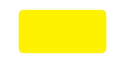 5S Location Marking Dash, 12x2” Dash Shaped Floor Decal by Graphical Warehouse – (25 Pack) Yellow