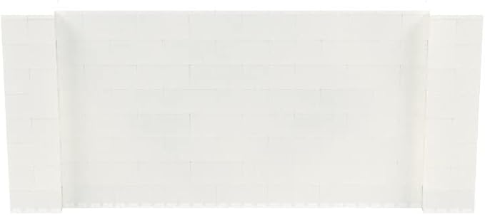 EverBlock 9' x 4' Wall Kit | Modular Building Blocks | Wall System for Building, Display & Structures | Room Divider & Partition | Easy to Connect & Reuse | Indoor & Outdoor Use | Translucent