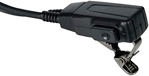 1 Pin 2.5mm Walkie Talkie Earpiece Headset with Mic PTT Compatible with Motorola Talkabout T200 MH230R MR350R T260 T460 T600 Two Way Radio Accessories 10 Pack