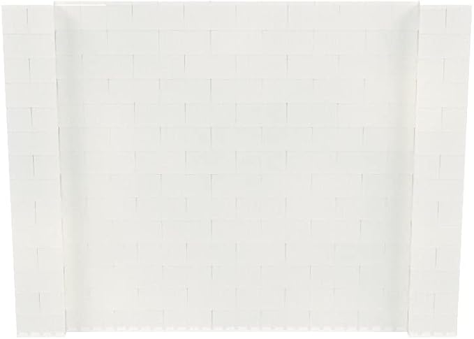 EverBlock 9’ x 7’ Wall Kit | Modular Building Blocks | Wall System for Building, Display & Structures | Room Divider & Partition | Easy to Connect & Reuse | Indoor & Outdoor Use | Translucent