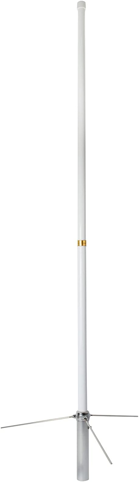 HYS 200W GMRS Base Antenna 5/8 Wave 7.2dBi Pre-Tuned 462-467MHz for Motorola Repeater GR1225 GR500, Midland Anytone Mobile Radio, Fiberglass Omnidirectional