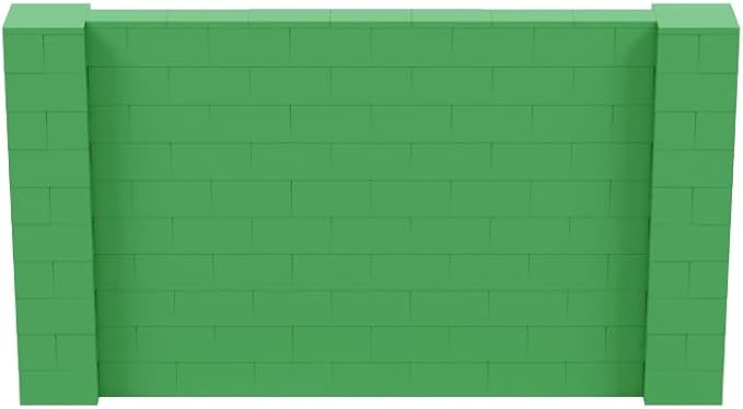 EverBlock 9' x 5' Wall Kit | Modular Building Blocks | Wall System for Building, Display & Structures | Room Divider & Partition | Easy to Connect & Reuse | Indoor & Outdoor Use | Green