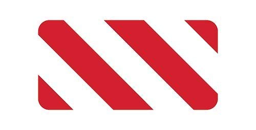 5S Location Marking Dash (Various Sizes Available) Durable Dash Shaped Floor Marker by Graphical Warehouse- Vibrant Colors, Rounded Corners (12x2" (25 Pack), Red/White)