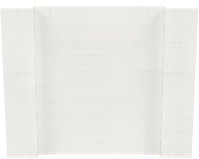 EverBlock 6' x 5' Wall Kit | Modular Building Blocks | Wall System for Building, Display & Structures | Room Divider & Partition | Easy to Connect & Reuse | Indoor & Outdoor Use | Translucent