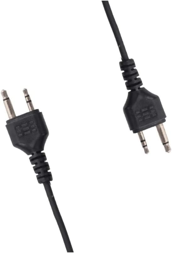 2 Pack Walkie Talkie Earpiece Compatible with Midland GXT1000VP4 LXT600VP3 GXT1050VP4 GXT1000XB with Mic PTT Security D Shape Headsets