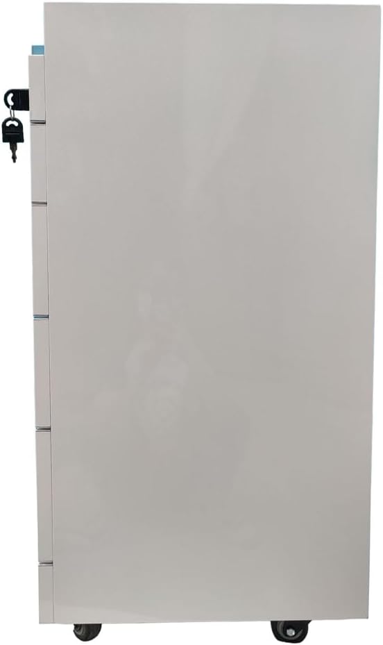 INTSUPERMAI 4 Drawer Mobile Storage Cabinet Stainless Steel Movable Utility Cart Dental Assistant's Mobile Cabinet File Storage Dresser with Wheels Self Priming Orbit