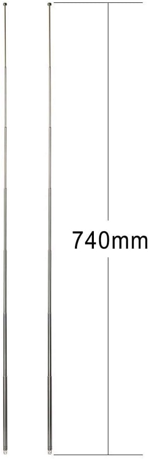 Bingfu 7 Sections Telescopic 74cm AM FM Antenna Portable Radio Antenna Replacement (4-Pack) Compatible with Indoor Portable Radio Home Stereo Receiver AV Audio Video Home Theater Receiver TV Tuner