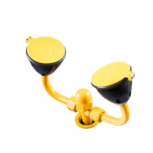 Huanyu Desktop Emergency Safety Unit Portable Eye Wash Device Emergency Response Equipment for Laboratory Factory Public Safety Facility BH35-1011: 304 + Yellow ABS