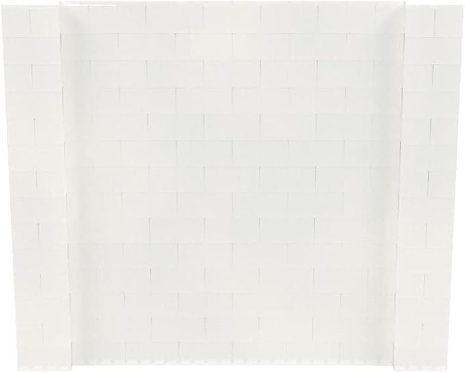 EverBlock 8’ x 7’ Wall Kit | Modular Building Blocks | Wall System for Building, Display & Structures | Room Divider & Partition | Easy to Connect & Reuse | Indoor & Outdoor Use | Translucent