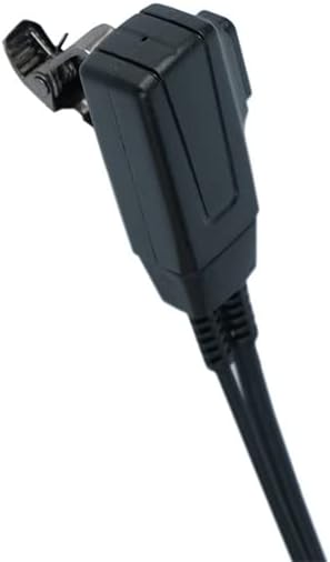 Walkie Talkie Earpiece Mic PTT for Baofeng UV-5R UV-82 BF-888S BF-F8HP Kenwood TK-2107 NX-1300 RT15 RT21 RT22 RT68 H-777 H-777S K1 Arcshell ar-5 Two Way Radio with Covert Acoustic Tube,10 Pack