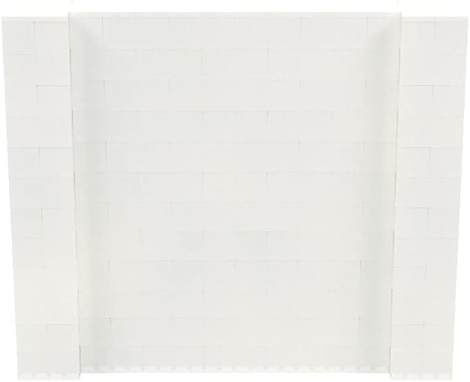 EverBlock 7' x 6' Wall Kit | Modular Building Blocks | Wall System for Building, Display & Structures | Room Divider & Partition | Easy to Connect & Reuse | Indoor & Outdoor Use | Translucent