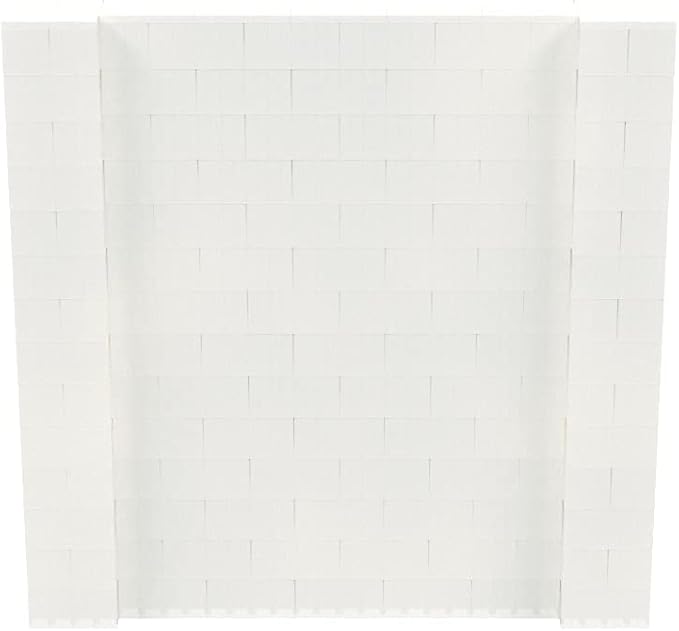EverBlock 7’ x 7’ Wall Kit | Modular Building Blocks | Wall System for Building, Display & Structures | Room Divider & Partition | Easy to Connect & Reuse | Indoor & Outdoor Use | Translucent