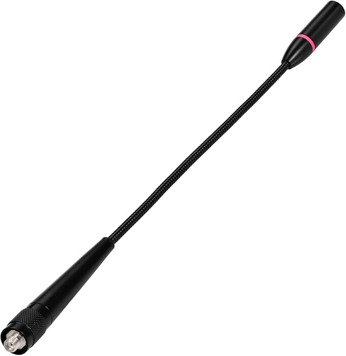 Superbat Dual Band VHF/UHF Antenna SMA Female 144/430MHz High Gain Soft Whip Antenna for Wouxun/TYT Radios Walkie Talkie Ham Radio etc.