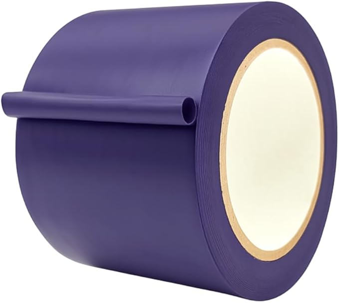 MAT Vinyl Marking Tape Purple - 4 inch x 36 yds. for Safety Floor Marking (School Gym, Restaurants, Warehouse), Dance Floor Splicing, Pinstriping Cars & Boats