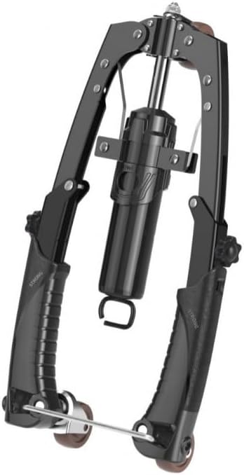 Saker Twister Arm Trainer - Adjustable 22-440lbs Hydraulic Arm & Chest Exerciser Machine with LCD Counter, Portable Home Gym Equipment , Strength Training for Shoulder, Forearm