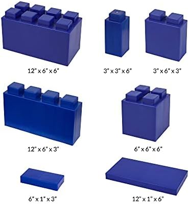 EverBlock 9’ x 7’ Wall Kit with Accordion Door | 3’ x 7’ Doorway | Modular Building Blocks | Wall Display System | Room Divider & Partition | Easy to Connect & Reuse | Indoor & Outdoor Use | Yellow