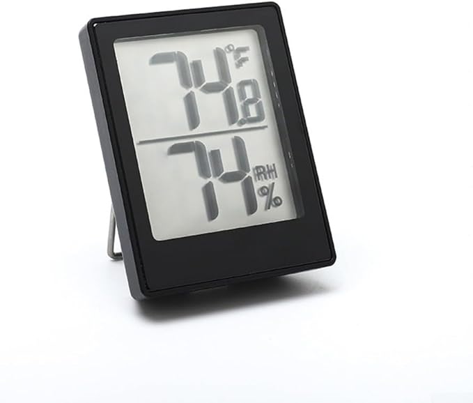 Digital Hygrometer Indoor Thermometer Humidity Meter Room Thermometer, Foldable Thermometer, Accurate Temperature Humidity Monitor For Offices, Bedroom, Nurseries, Greenhouses, Wine Cellars