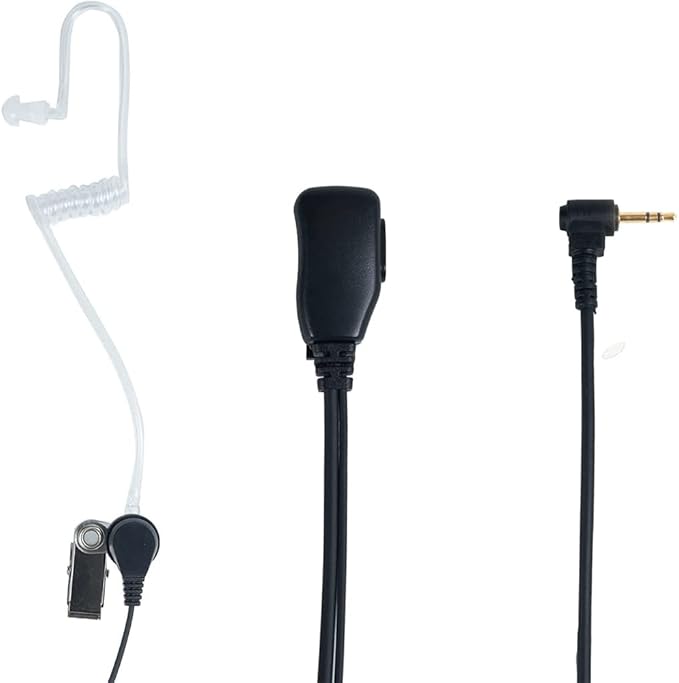 Walkie Talkie Headset with Mic PTT for Motorola,Acoustic Tube Earpiece for Talkabout MH230R MR350R T200 T200TP T260 T260TP T460 T600 MT350R Two Way Radio 10 Pack