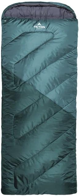 Teton Celsius Regular, 25F, 20F, 0F Degree Sleeping Bags, All Weather Bag for Adults and Kids, Camping Made Easy and Warm, Travel Sack Included