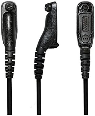 Caroo APX 7000 Earpiece for Motorola 2 Wire Surveillance XPR7550 7550e Headset and Mic for Motorola APX6000 XPR6350 XPR6550 XPR6580 XPR7350 7350e XPR7380 XPR7580 7580e Two Way Radio Walkie Talkie
