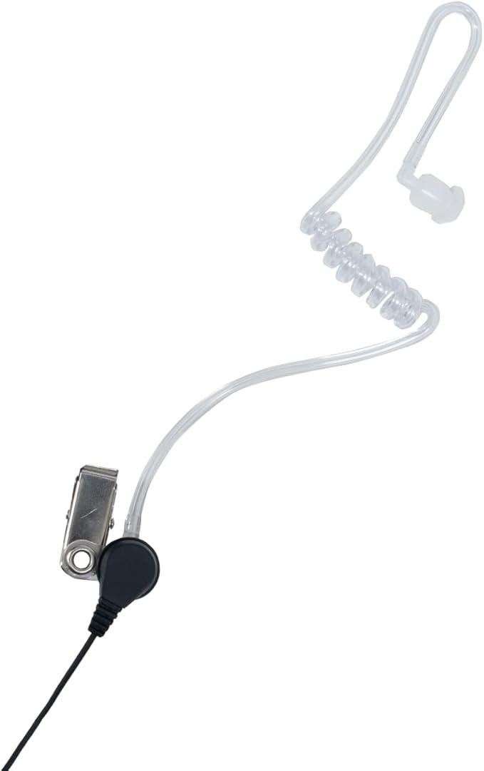 Walkie Talkie Earpiece with mic Acoustic Tube Earpiece Compatible with Motorola Talkabout MH230R T200 T260 MR350R MT350R MS350R 2 Way Radio 10 Pack