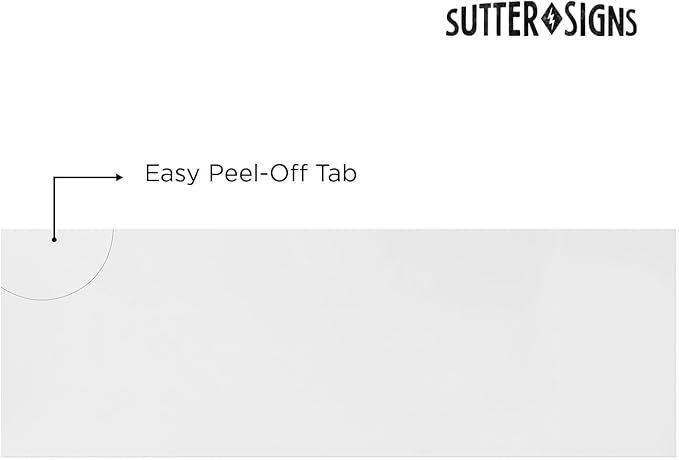 Sutter Signs 3pc Mixed Fuel Only Stickers for Fuel Tank | Weatherproof Adhesive Decals for Trucks, Tractors, Fuel Cans, Gas Caps