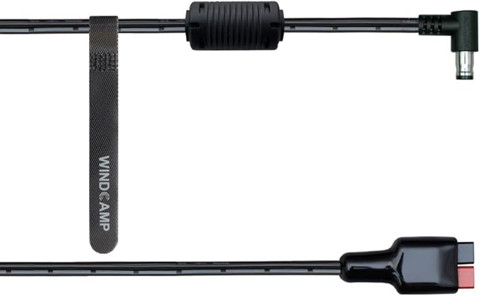 WINDCAMP DC Power Cable Compatible with YAESU FTX-1F with Ferrite Core, 3.28FT Length, AWG18 (FTX-1-AP)