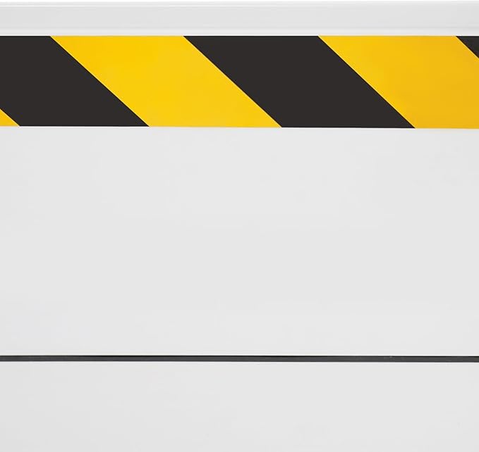 Reusable Aluminum Flood Barrier Heavy Duty Water Baffle for Garage, Basement & Entryway Protection - Modular Design, Easy Setup & Includes Mounting Kit