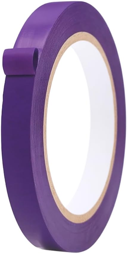 MAT Vinyl Marking Tape Purple - 1/2 inch x 36 yds. for Safety Floor Marking (School Gym, Restaurants, Warehouse), Dance Floor Splicing, Pinstriping Cars & Boats