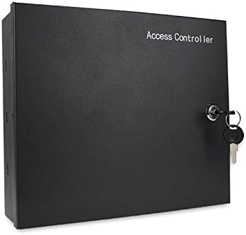 MENGQI-CONTROL Security Wiegand TCP/IP RFID 4 Doors Access Control System Kit Metal AC110-240V Power Supply Box No-Touch Exit+Weather Proof Reader