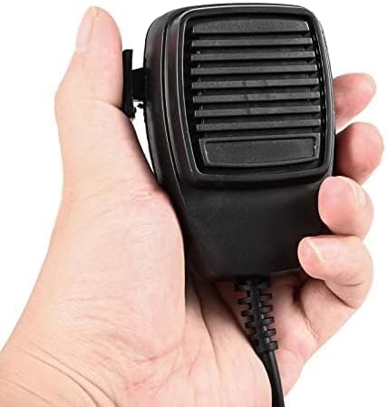 9 Tone 12V 200W Police Warning Emergency Siren PA System - [Handheld Microphone] &[120-150dB] Extra Slim Speaker PA System Kit for Firefighter Ambulance Vehicles Truck SUV ATV UTV ﻿ ﻿