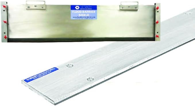 2 in 1 Bundle - Inside Mount Door Flood Barrier Shield (5027MA) + Door Flood Barrier Threshold (319MA), Size: (10'' x 40'')