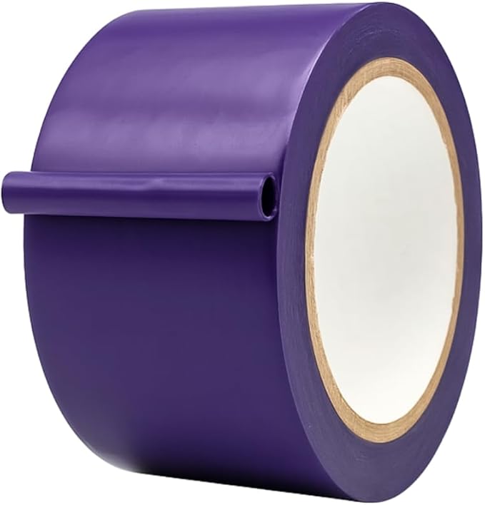 MAT Vinyl Marking Tape Purple - 3 inch x 36 yds. for Safety Floor Marking (School Gym, Restaurants, Warehouse), Dance Floor Splicing, Pinstriping Cars & Boats