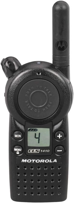 Motorola Solutions CLS1410 10-Pack Two-Way Radio Analog 4 Channels UHF 459.5-469.5MHz